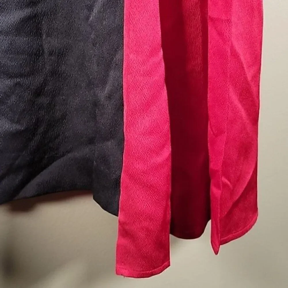 DKNY Color Block Midi A-Line Skirt Sz 6